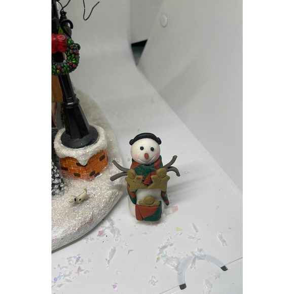 Allstate Floral~ Holiday House~ Large animated Box Victorian VNTG - Picture 5 of 12